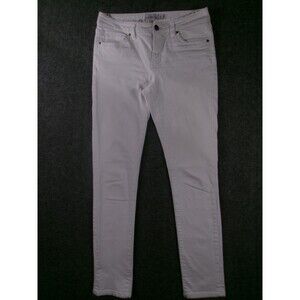 LL Bean Signature Jeans Womens 4 White Skinny Leg Light  Wash Classic Casual